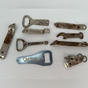 Lot 9 Vintage Advertisement Bottle Openers Beer Old Shay Genesee Ekco Duquesne